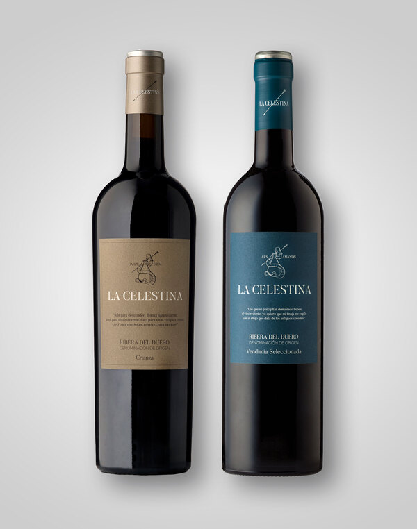 Diseño de botellas de vino