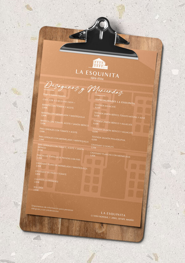 Diseño de carta