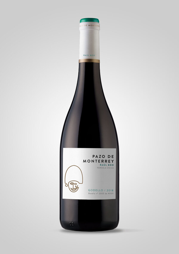 Diseño de botella de vino
