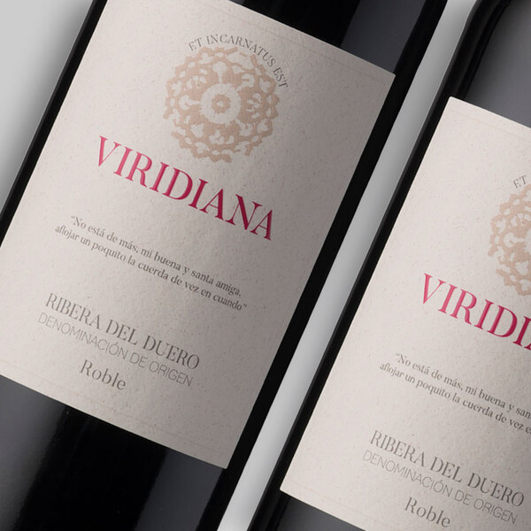 Diseño de botellas de vino